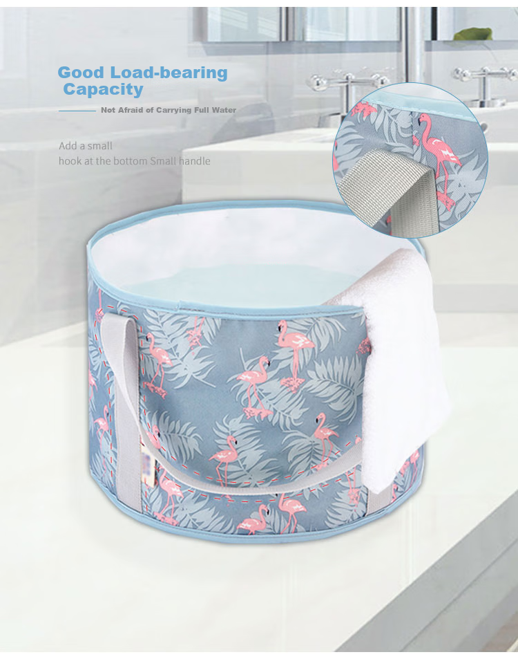 40,000km Foldable Foot Soaking Bucket Portable Insulated Foot Bath Bag for Home and Dormitory Use 6