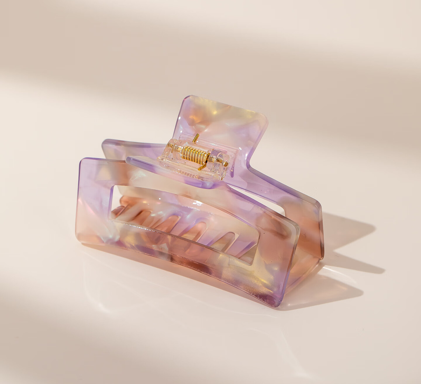 Qlady Acetate Gradient Hair Claw Clip for Women 2026 New Elegant Back Hair Clip Shark Clip Birthday Gift 8