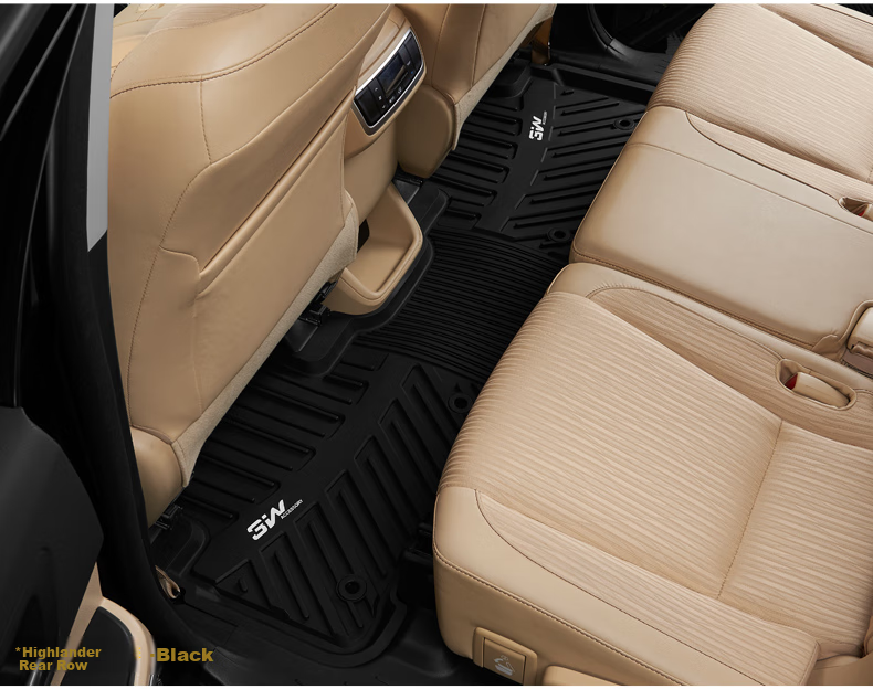 3W Suitable for Toyota Hybrid Gasoline Version New Camry, Specialized TPE Car Floor Mats + Carpet Surface Double-Layer Customized [2018-2022 Models] 14