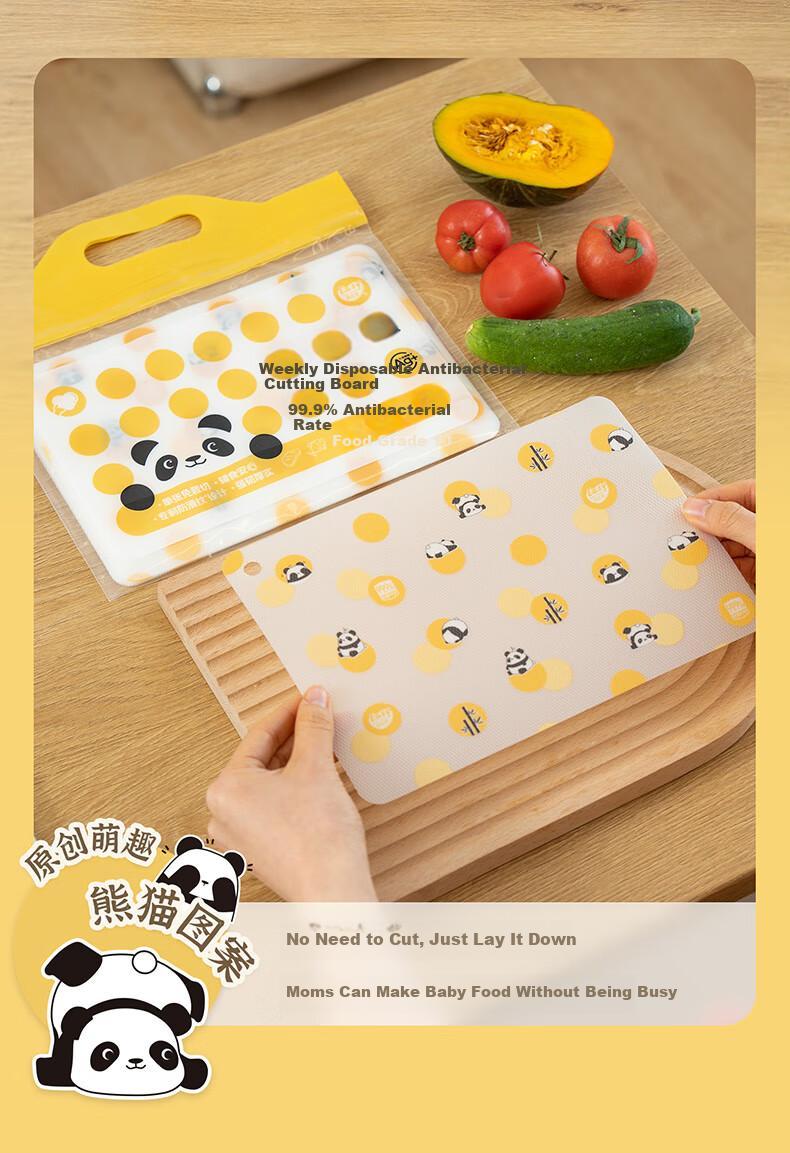 Easy Your Home Portable Antibacterial Plastic Cutting Boards, Large Size with 10 Pieces for Chopping Vegetables And Baby Food Preparatio 12