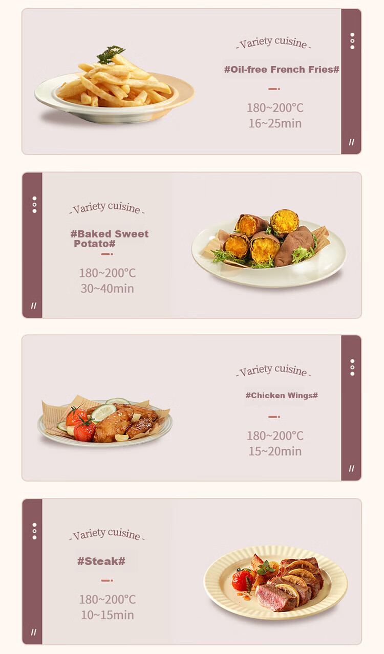 Liven Air Fryer for Home Use, Non-Coated 304 Stainless Steel Frying Basket Inner Pot, 7L Visible Large Capacity Can Roast Whole Chicken, Metal Interior No Need to Flip Food in Oven KZ-J7179 11