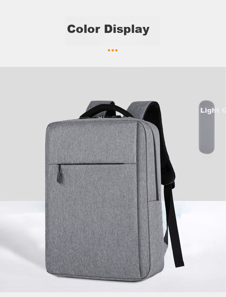BRINCH Laptop Backpack, 15.6/16 Inch Large Capacity, for Business Trips And Travel, Light Gray Color 9