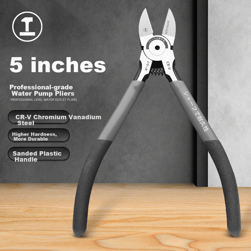 GREENER Diagonal Cutting Pliers, 5-Inch Model, Wire Cutters for Home And Electrical Use, Side-Cutting Pliers, Diagonal Pliers, Wire Snips
