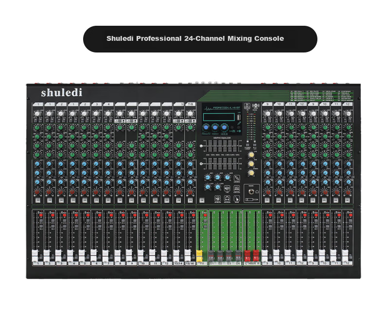 Shuledi SU-60 Domestic Digital Mixer with 8 Channels, Conference Sound System, Specialized Mixing Console for Meetings, KTV Audio with Reverb, DSP Effects Equalizer for Bars And Stage Performances 6