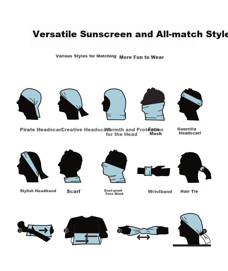 Jeep Sun Protection Face Mask for Men And Women, UPF50+ UV Protection Magic Headband, Outdoor Fishing Cycling Neck Gaiter, Multifunctional Face Cover 6