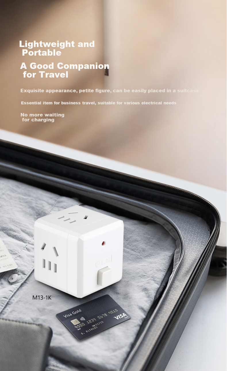 Kyfen Portable Magic Cube Socket, Master Switch, 1.5 Meters, PC Flame Retardant up to 750°C, National Standard Certified, Child Safety Door, Overload Protection, Essential for Rental Apartments 6