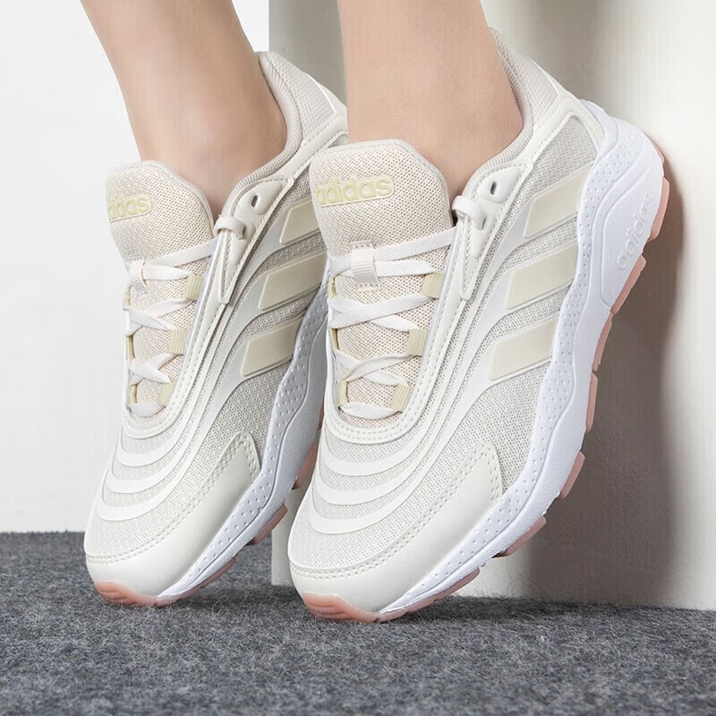 Adidas Women's NEO Casual Mesh Breathable Lightweight Running Shoes GZ3830 Off-White Size 36 2