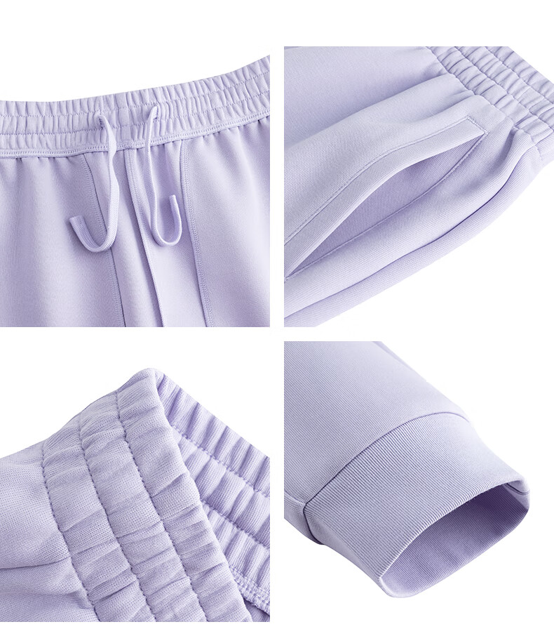 ANTA Women's Drawstring Jogger Pants 2026 Summer Knit Sport Trousers Casual Versatile Pants 6