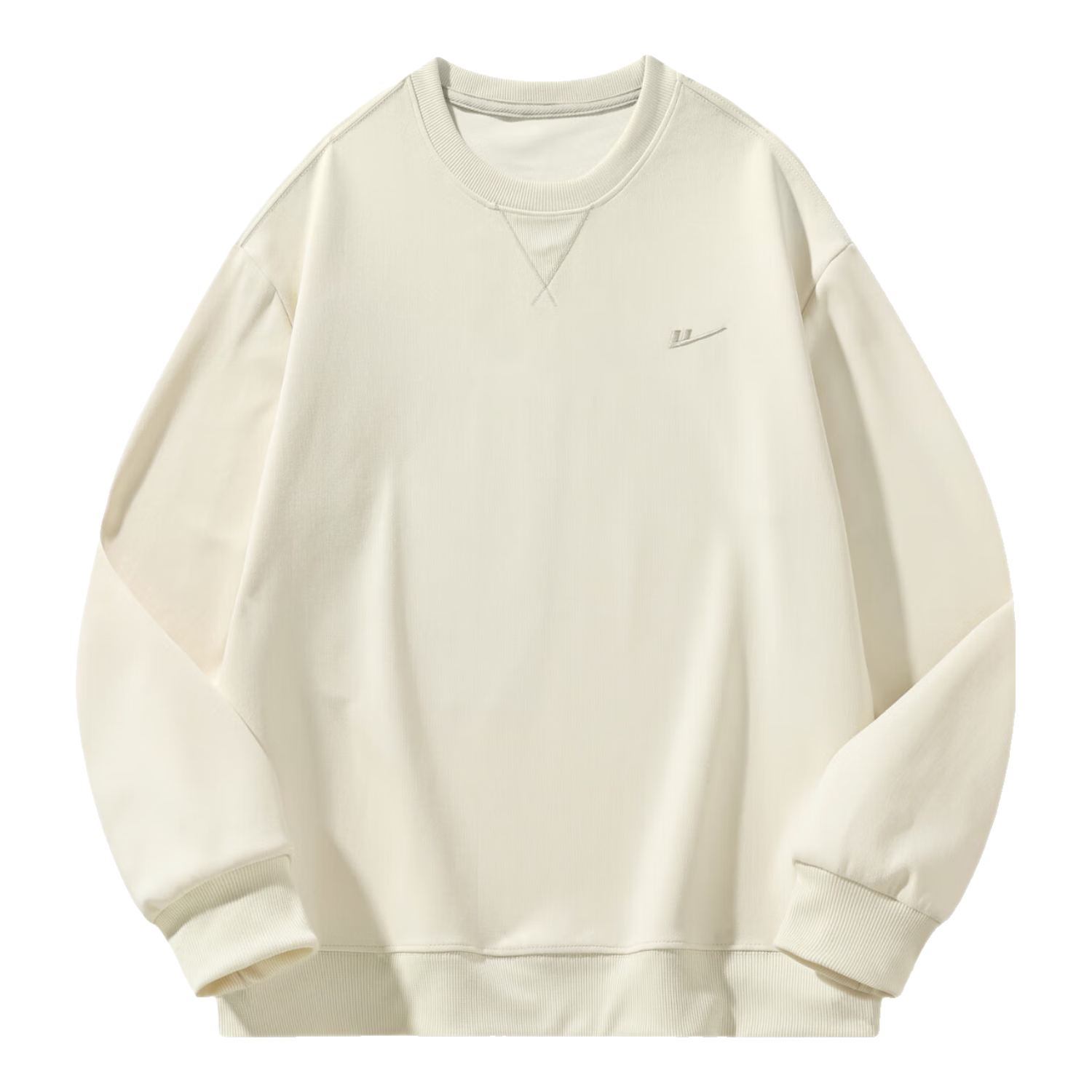 Warrior Sweatshirt for Men, Spring And Autumn Season, Embroidered Versatile Round Neck Long-Sleeve T-Shirt, Comfortable Simple Base Layer Pullover for Men, 1187