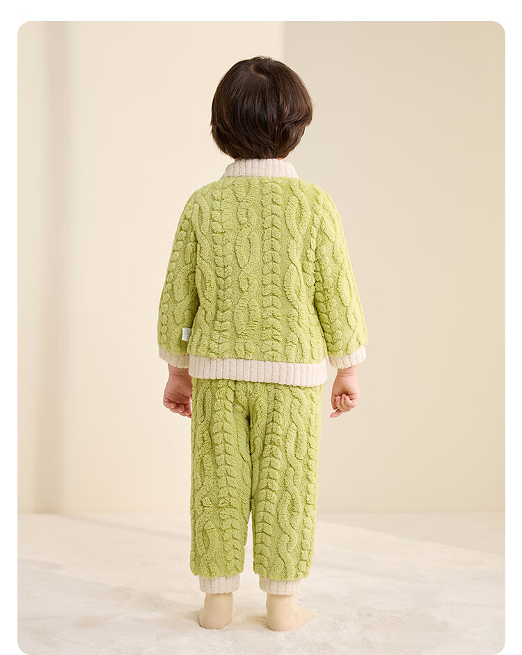 Balabala BalaOne Kids Homewear Set Boys Girls 2025 Winter Coral Fleece Warm 208425171206 5