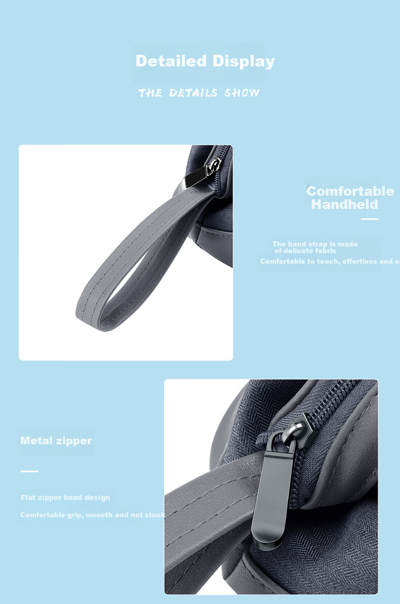 BUBM Hair Dryer Storage Bag, Lai Fen Hair Dryer Storage Pouch, Suitable for Dyson Hair Curler Accessories, Travel Storage Box 5