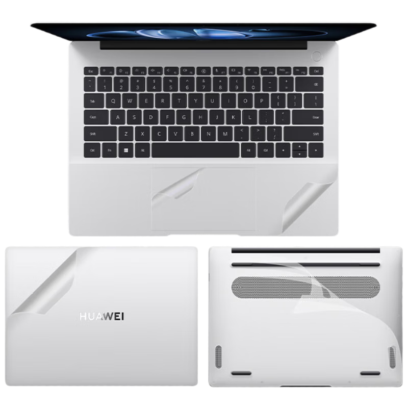 Jiasu Huawei MateBook14 2025/24 Model Case Film, Linux Version/Cool Run Ultra Full Set Body Film, Case Protective Sticker, Scratch-Resistant And Wear-Resistant, Easy to Apply