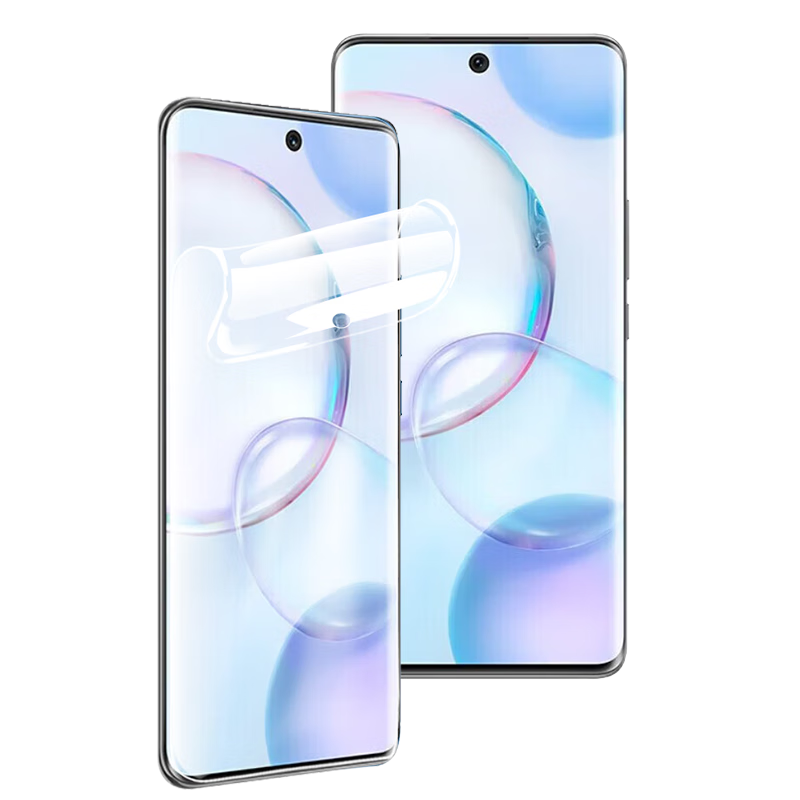 Smorss [2-Pack] Screen Protector for OPPO Reno9/Pro, Soft Film for Reno9pro+, Non-Tempered Hydrogel Film, Curved Screen Full Coverage, HD Clear Anti-Drop Fingerprint Protective Film