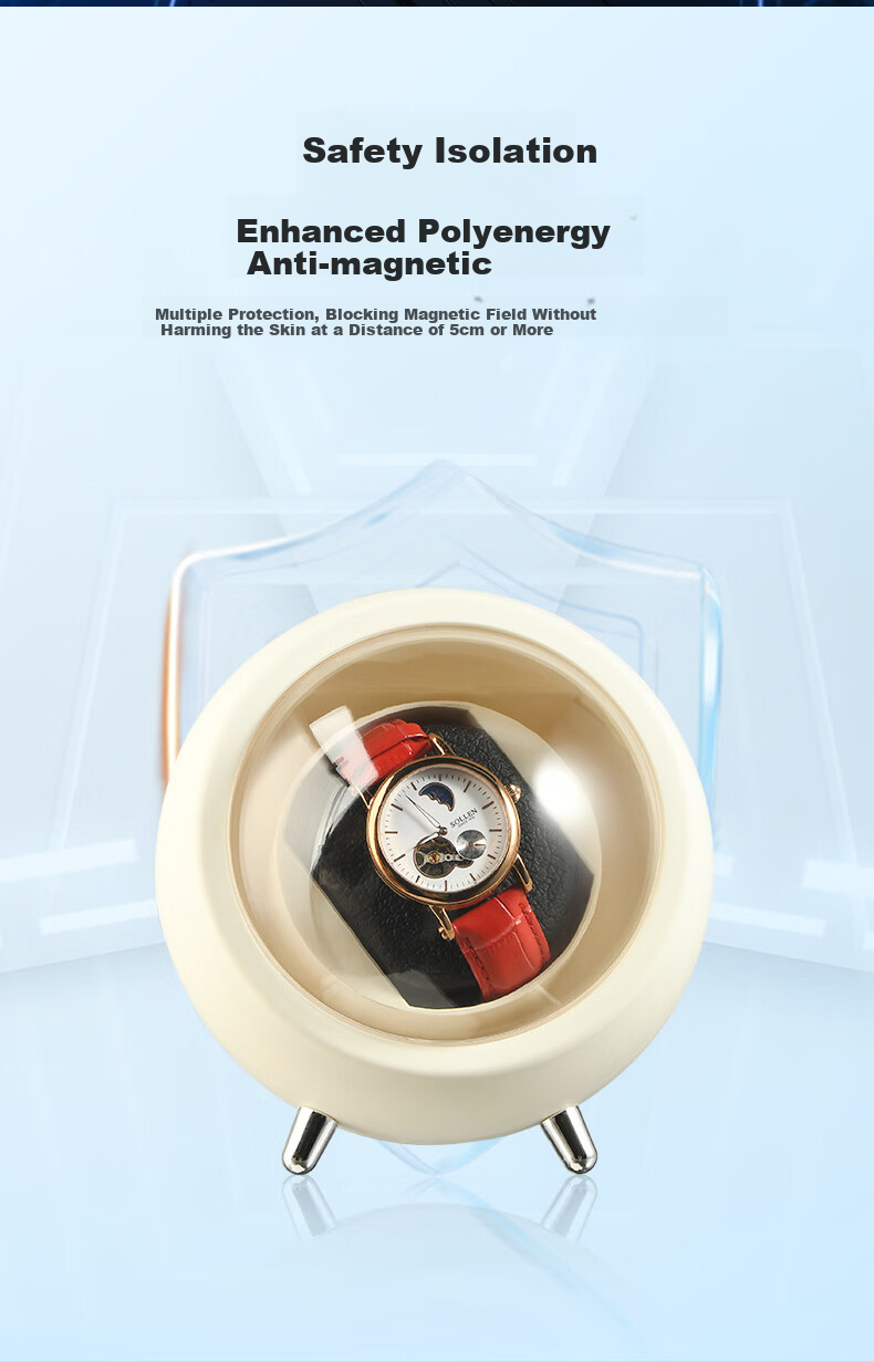 Siwangongli Watch Winder, Mechanical Watch Converter, Automatic Oscillator, Timepiece Turntable, Tensioner, Watch Storage Box, New Year Gift 4