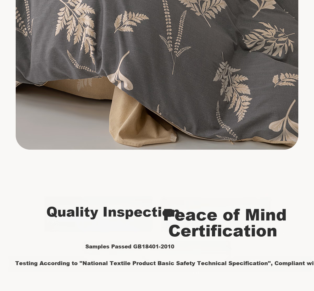 Bailisi Shuixing Jiafang Brand Four-Piece Bedding Set, 100% Pure Cotton Bedding Set with Duvet Cover And Bedsheet, Double Bed Linen Set for 1.8m Bed 12