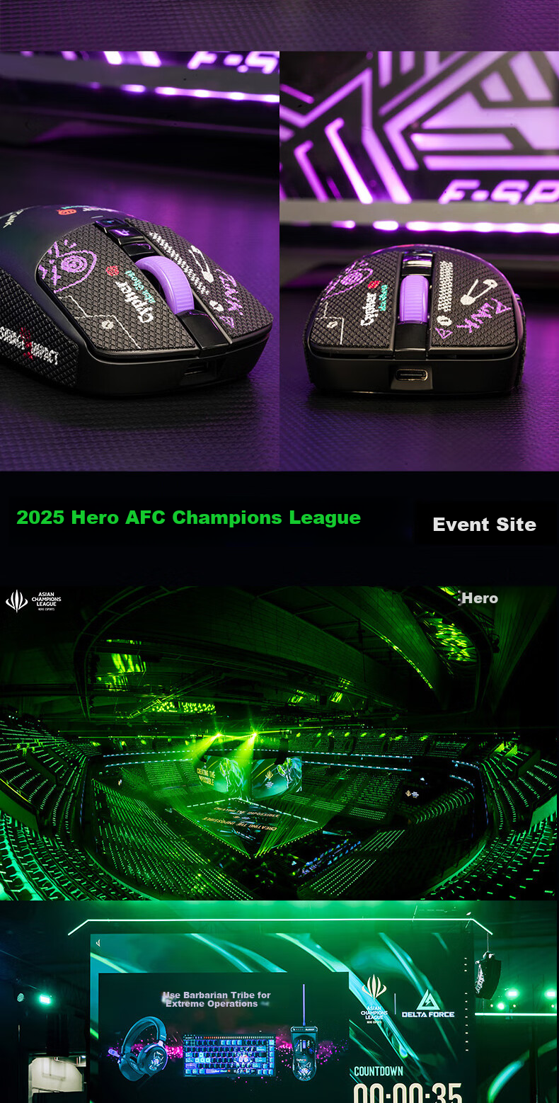 A4TECH Wild Tribe R72ProDuo Wireless USB Gaming Mouse, Blood Hand Phantom Delta PUBG CS Rechargeable Base, Lightweight 3395 E-Sports Phantom Hacker 17