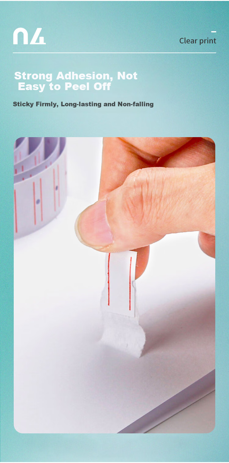 NVV Price Label, Pricing Sticker, Coding Machine, Pricing Paper, Universal Single-Row Pricing Paper 21.5*12mm, 10 Rolls/tube, 600 Sheets/roll, BQ-J10 3