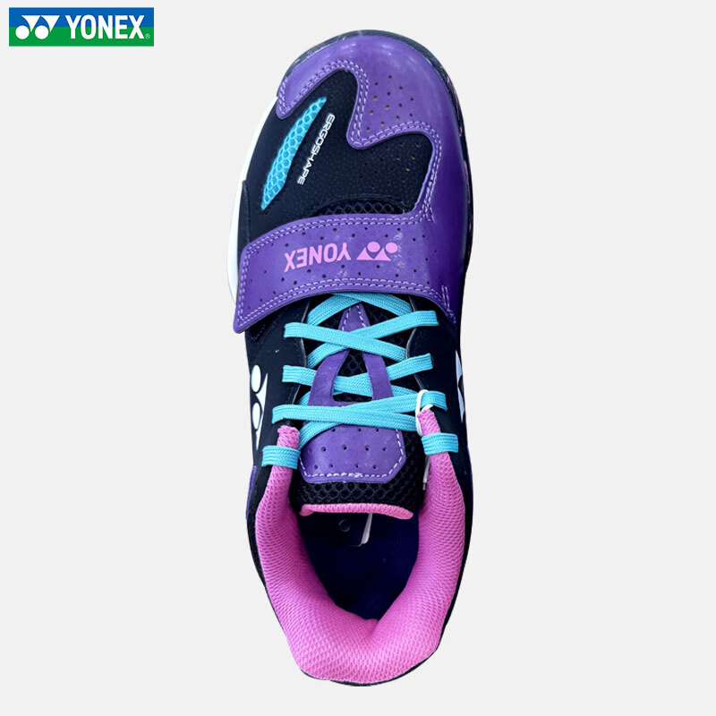 YONEX Badminton Shoes Spring Summer Professional Competition Training Cushioning Breathable Sports Shoes SHB520WCR White Blue Size 43 12