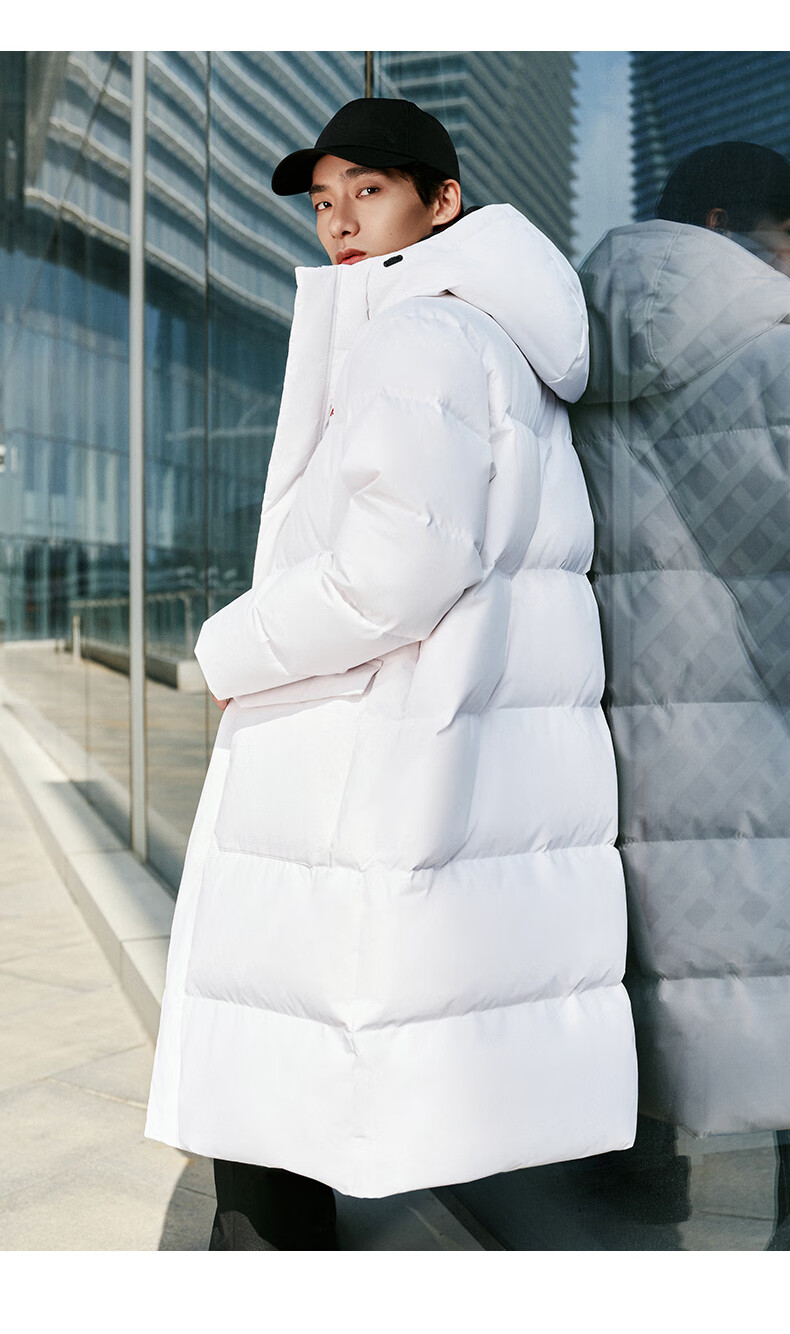ANTA Six-Degree Core Down Jacket | Mid-Length Men's Sports Down Jacket Winter New Water-Repellent Cotton Coat 4
