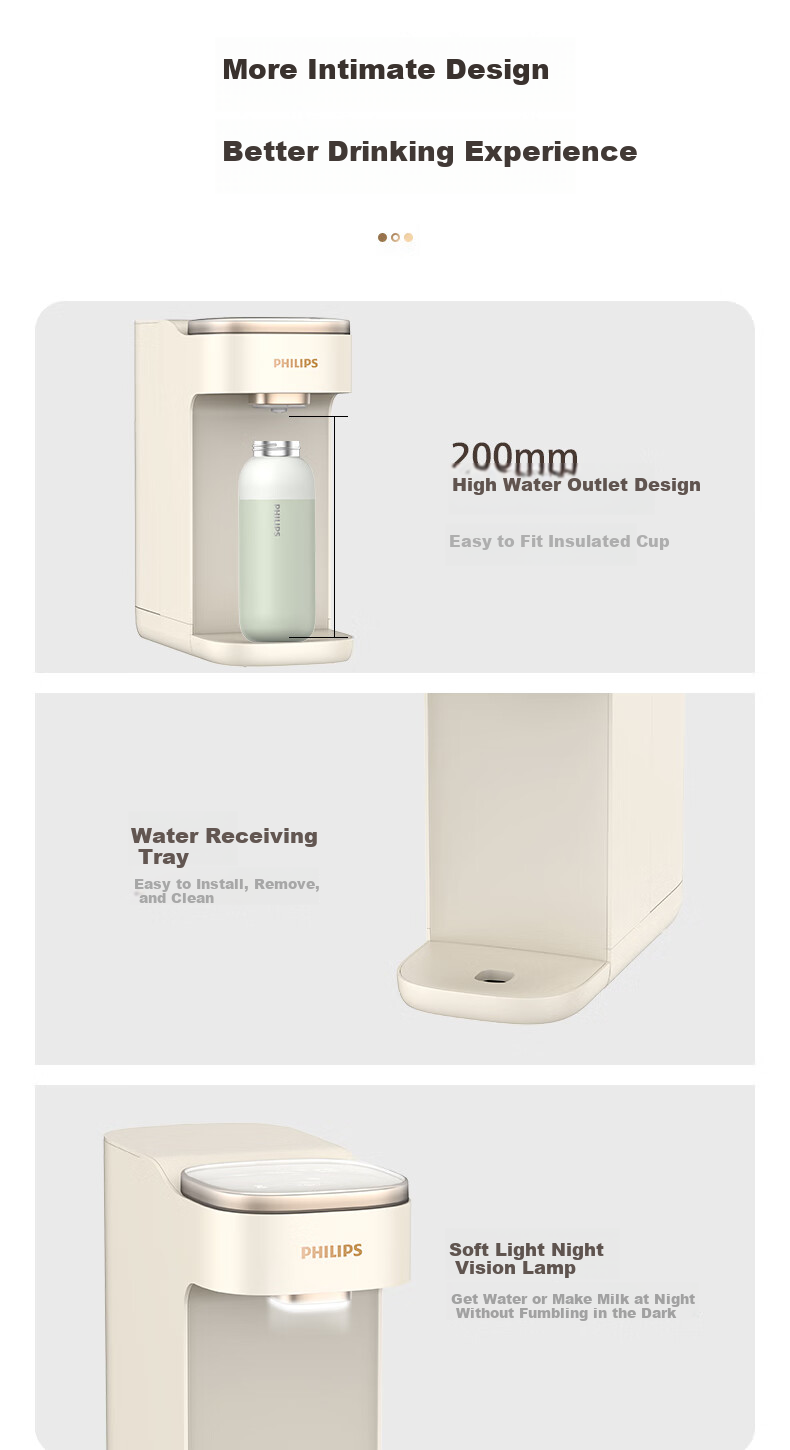 PHILIPS Instant Hot Water Dispenser for Home Use, UV Sterilization, Compact Countertop Design, No Installation Required, Office Desk Hot Beverage Machine, Electric Kettle, Portable Water Boiler ADD8202 15