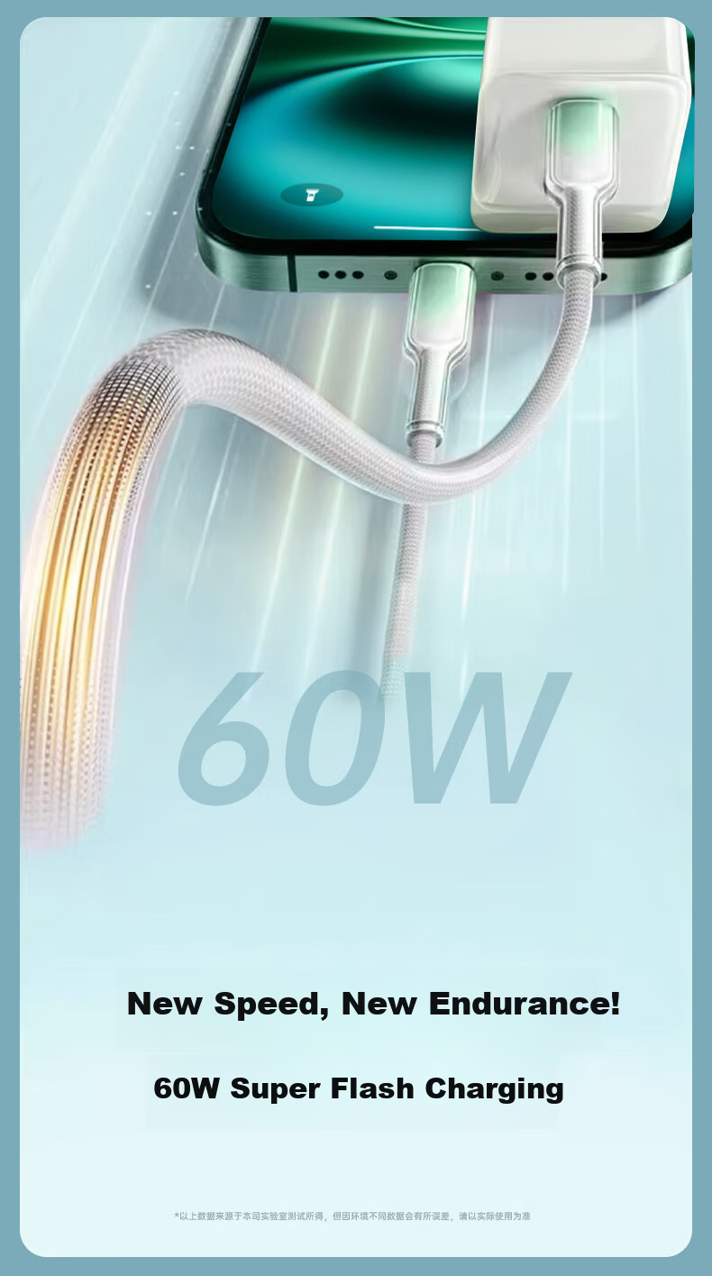 KOVOL [Two-Pack] Compatible with Apple 18 Charging Cable, Data Cable, Type-C Dual-Head PD60W Super Fast Charging Ctoc Car Charger Suitable for IPhone15/16/17promax 7