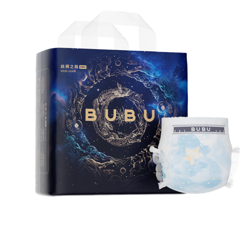 BUBU Silk Road PRO Diapers Trial Pack L4 Night Use High Absorption Breathable