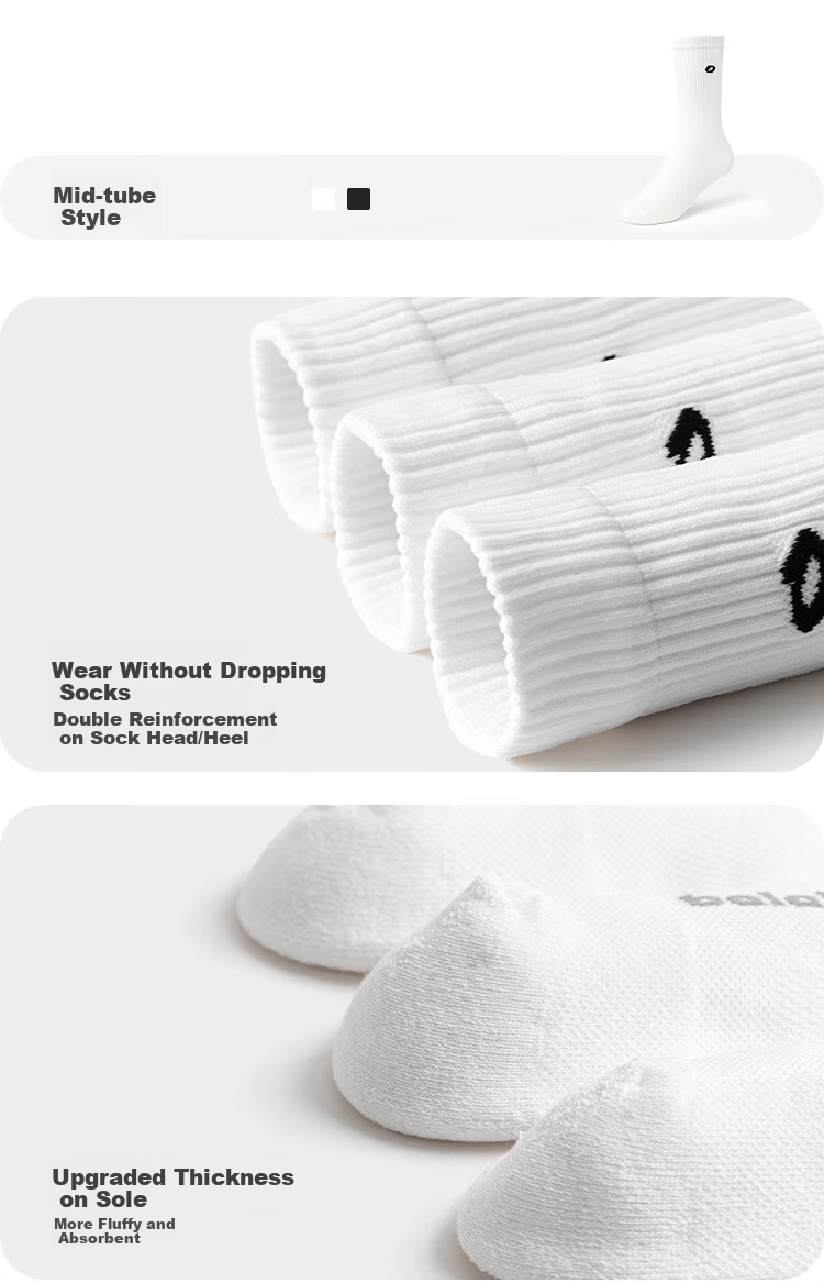 BALABALA BalaOne Children's Socks Cotton Autumn Mid-Calf Socks for Boys And Girls, Antibacterial Deodorizing Two-Pair Pack 208325172203 10