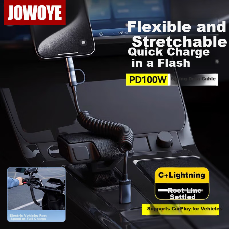 JOWOYE Compatible with Huawei Super Fast Charging, Apple 17 Data Cable, Type-C Phone 60W, Honor OPPO VIVO Samsung Tablet IPad Xiaomi Laptop Camera Extension 3-Meter Cable