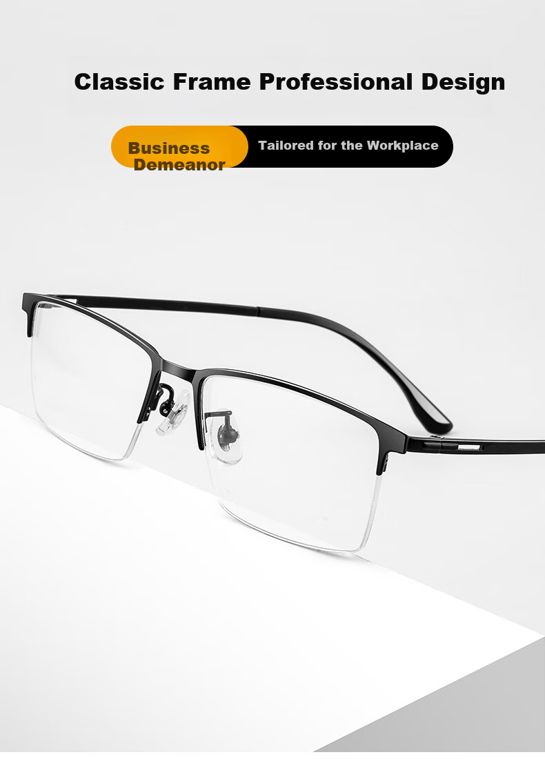 Yupintang Reading Glasses for Men And Women, Japanese Imported Smart Zoom And Color-Changing Anti-Blue Light Glasses, Ultra-Light Titanium Metal Self-Operated Mid-Autumn Festival 12