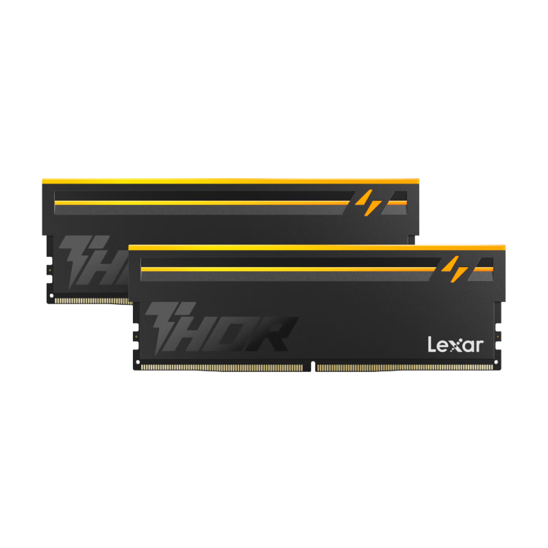 Lexar DDR5 6000 128GB (64GB×2) RGB Gaming Memory Kit CL40 AI-Optimized Thor 2nd Gen Black