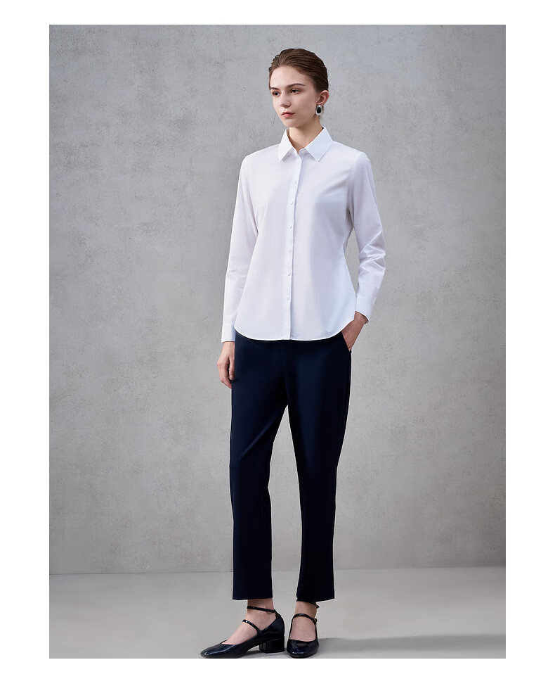 G2000 Women's 2025 Autumn Winter Long Sleeve Shirt Easy Care Cotton Comfortable Mall Same Style 4
