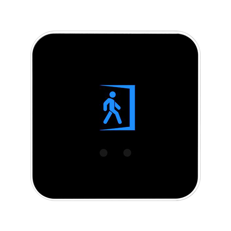 GS GSON Access Control Switch Button Panel Attendance Machine Exit Switch Black Infrared Sensor Slim Model