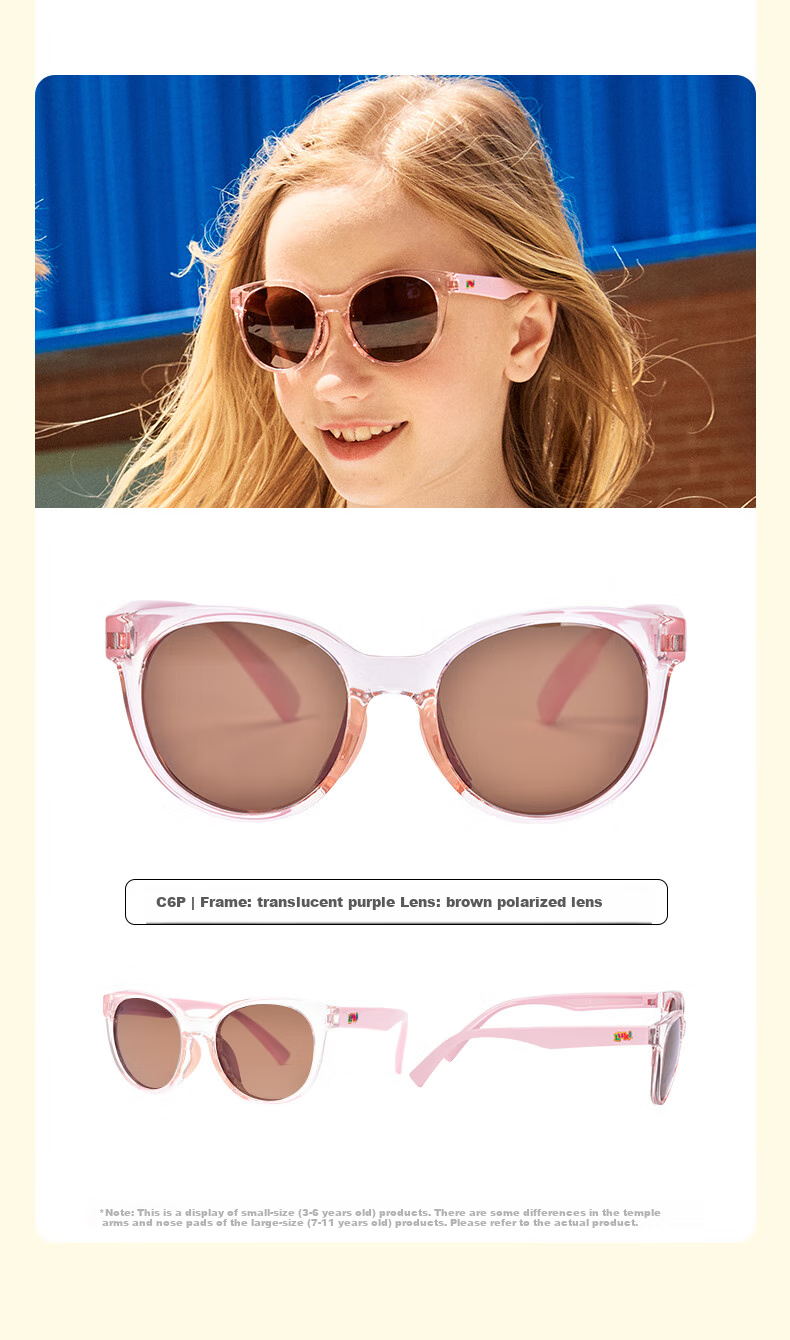 Luki Children's Polarized Sunglasses, UV Protection Glasses for Boys And Girls, Sun Visor Glasses for Ages 7-11 7