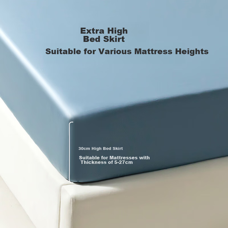 CROWN Class A Tencel Fitted Sheet, 1.8x2 Meter Bed Cover, Cool And Dirt-Proof, Dormitory Single Bed Mattress, Dust-Proof Protective Cover