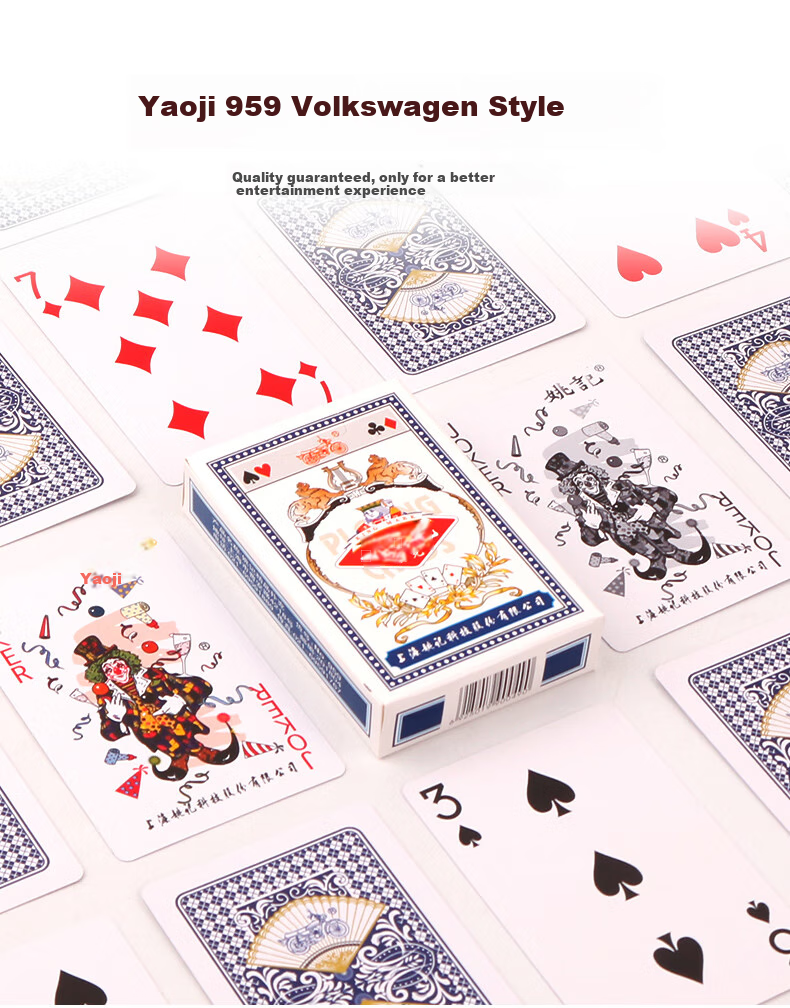Yaoji Playing Cards, 2103 Durable Poker Cards, Texas Hold'em Cards, Guandan Poker Cards, Doudizhu Poker Cards, Wholesale, 20 Decks 2