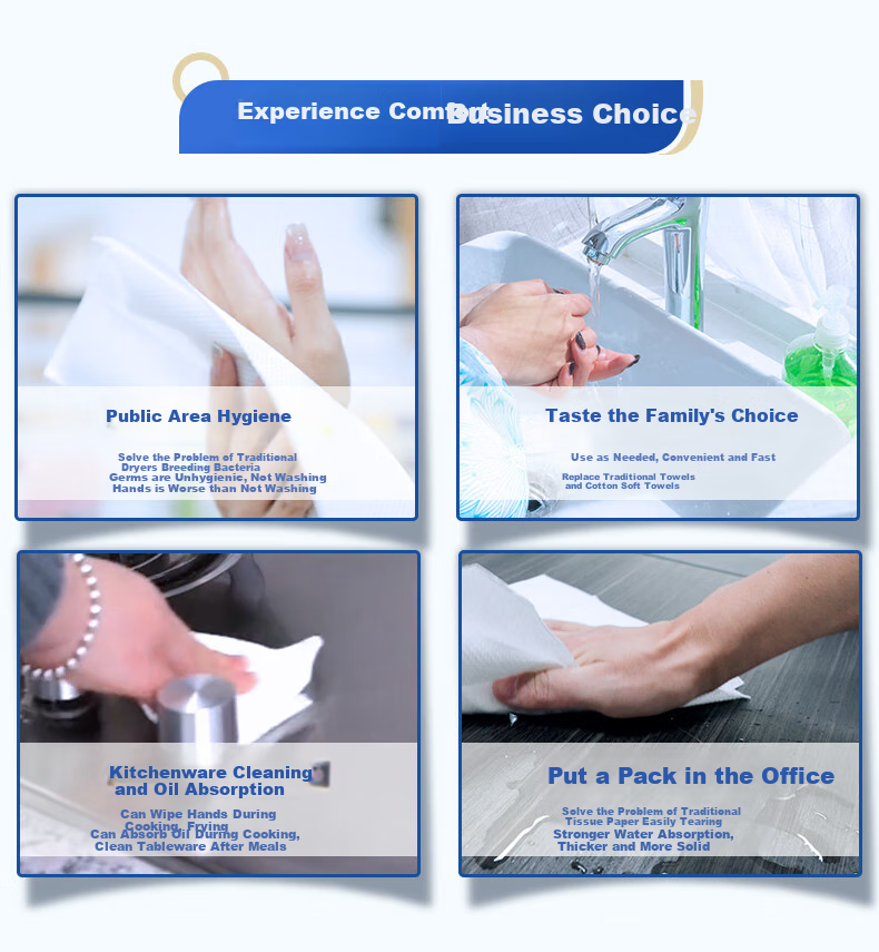 Feiyu Commercial Hand Towel Paper, 1-Ply, 120 Sheets*20 Packs, Quick-Drying Paper, for Hotels, Bathrooms, Shopping Malls, Kitchens, Whole Box CS621 7
