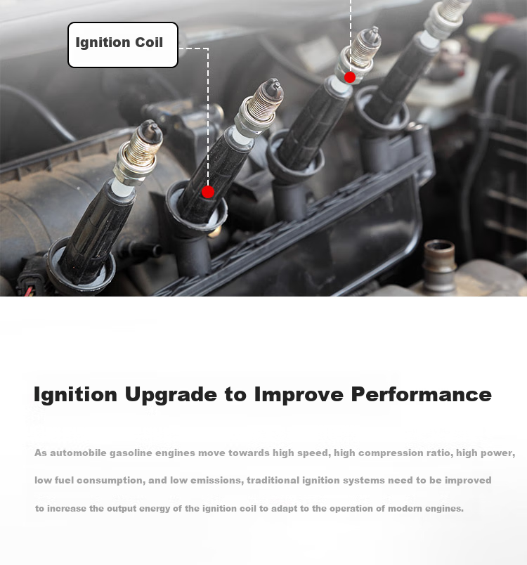 Wanfu Car Ignition Coil/high Voltage Pack BYD-9116E Compatible with BYD F3/G3/L3/T3, Qin Pro, Su Rui Yua 2