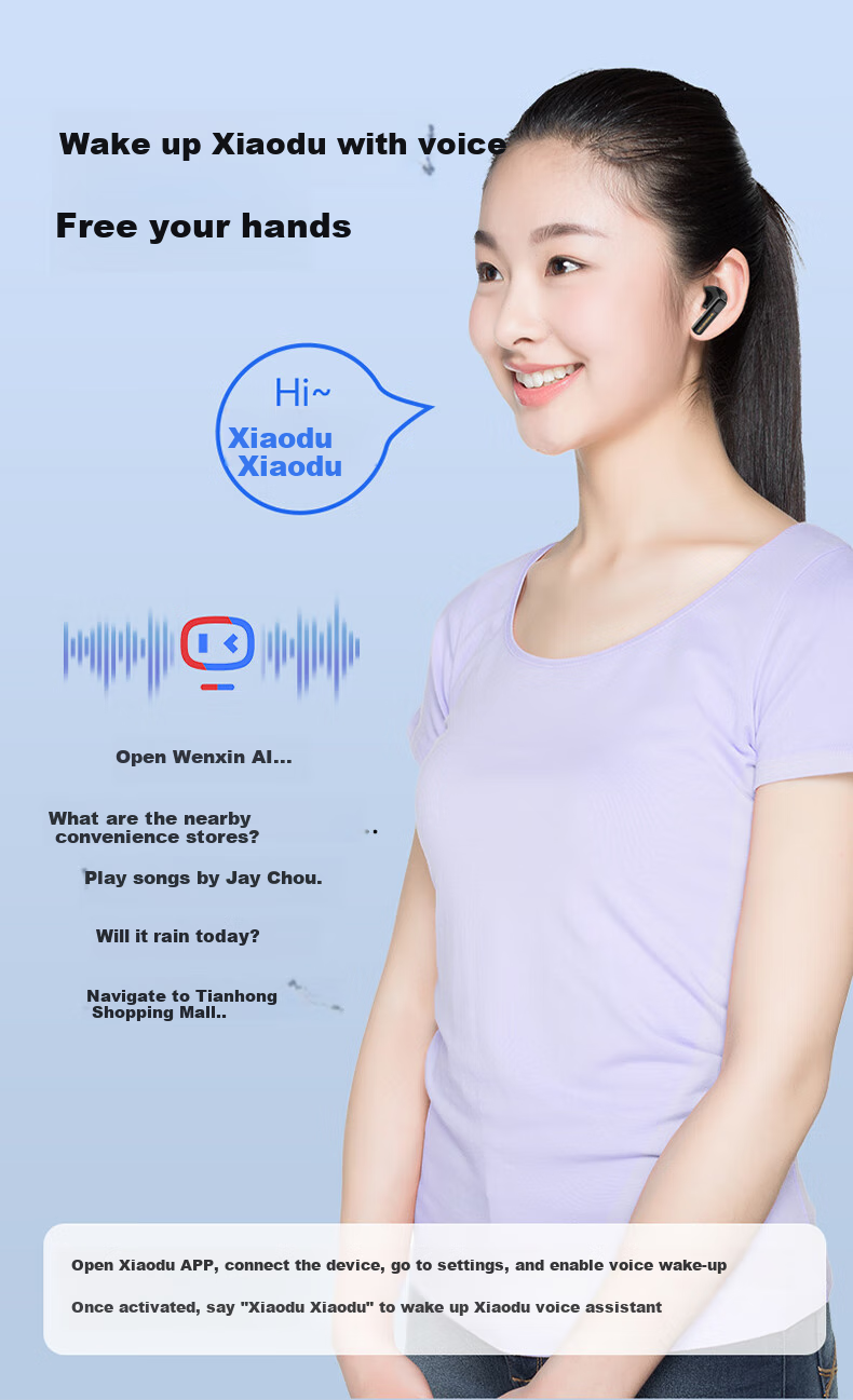 MONSTER N-Lite 217 Noise-Cancelling Semi-In-Ear Bluetooth Earphones Bluetooth 6.0 Digital Battery Display Call Noise Cancellation Long Battery Life Compatible with Apple Huawei Xiaomi Oppo White 8