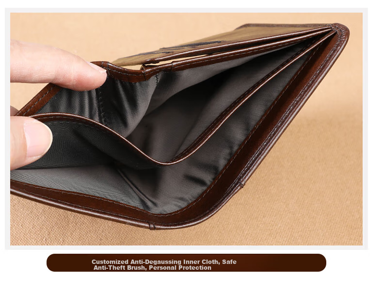 Viney Men's High-End Brand Wallet, Short Card Holder, ID Holder, Light Luxury Birthday Gift for Boyfriend, Husband, Father, Or Dad 18