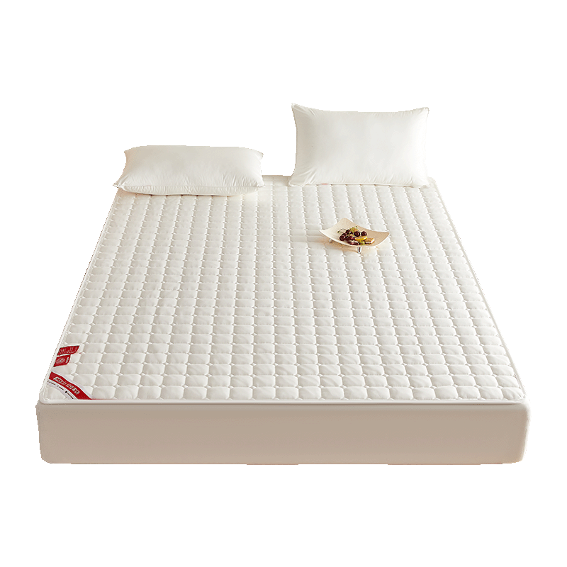 Hongdou Class A Antibacterial Foldable Thin Mattress Protector Dormitory Mattress Cover Soft Protective Pad 150*200cm White