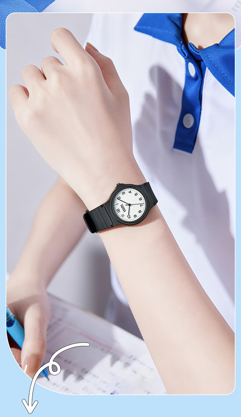MARK FAIRWHALE Watch for Middle And High School Students, Men And Women, Exam-Specific Watch, Silent Waterproof National Watch, Student Birthday Gift 14