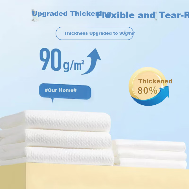 Mianzhirun Disposable Bath Towels, Thick Large Size Travel Face Towels, Hotel Portable Travel Home Use Bath Towels, 5 Packs, 70*100cm