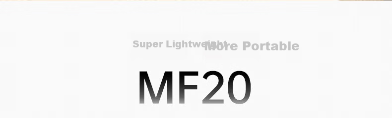 Delux MF20 Magic Wireless 2.4G Bluetooth Dual-Mode Foldable Mouse Ultra-Light Portable Mini Mouse Compatible with Huawei Phones, Tablets, iPad, and Computers 3