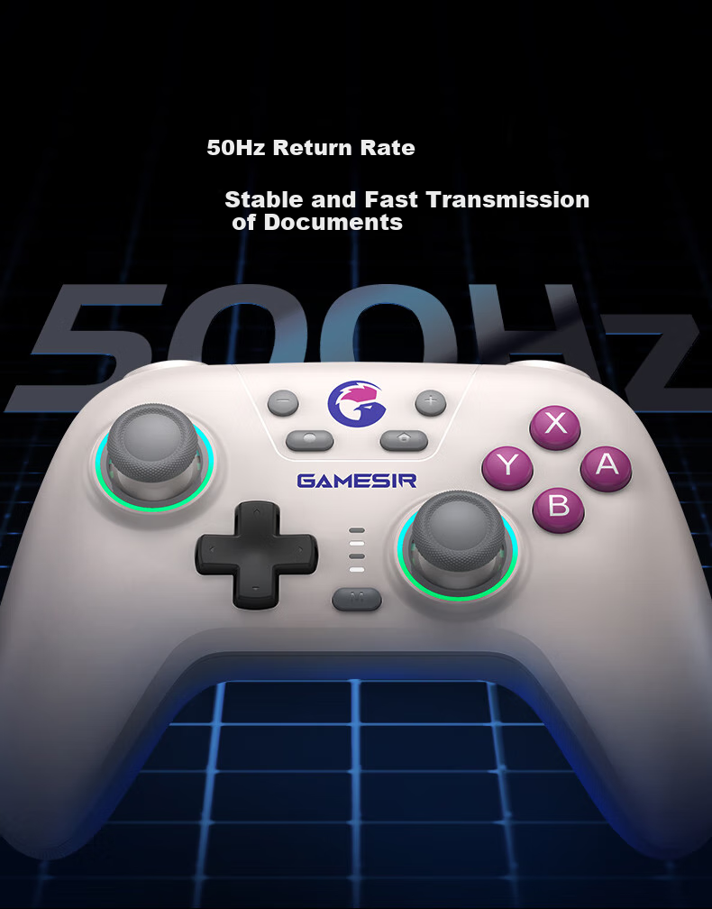 GAMESIR Qimingxing NS Version Switch 2 Motion Controller HD Vibration Steam Wireless Bluetooth Gamepad for PC Computer Mobile Phone Silk Song Pro Pokemon ZA 11
