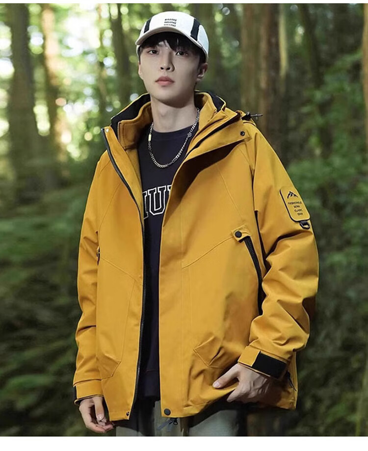 JEEP SPIRIT Outdoor Windproof Hiking Jacket Autumn Winter Couple Mountain Climbing Coat Men and Women 4