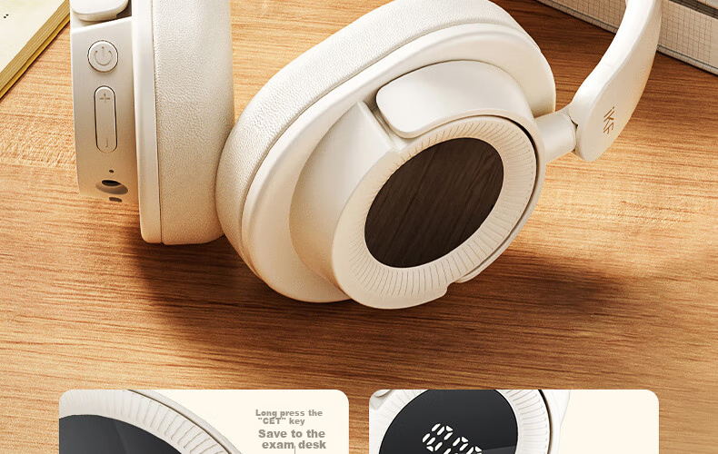 IKF FM CET-4/6 Listening Headphones, Bluetooth Adjustable Frequency, Exam-Specific English CET-4 Headphones, Over-Ear Wireless, for CET-4/8 Study, Radio Listening, Yadian Black 14