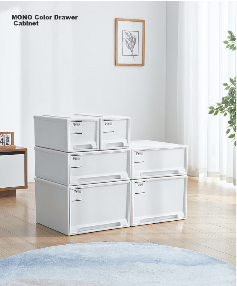 TENMA Modular Drawer Cabinet, Visible Storage Box, Underwear Organizer, Entryway Storage Drawer Unit 17