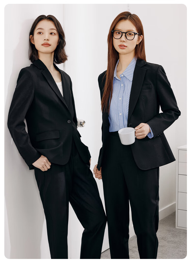 Miss Bird Women's Formal Blazer Suit Slim Fit Professional Interview Workwear Small Size Set 5