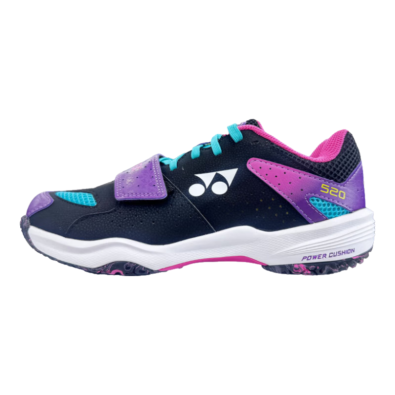YONEX Badminton Shoes Spring Summer Professional Competition Training Cushioning Breathable Sports Shoes SHB520WCR Purple Black Size 39