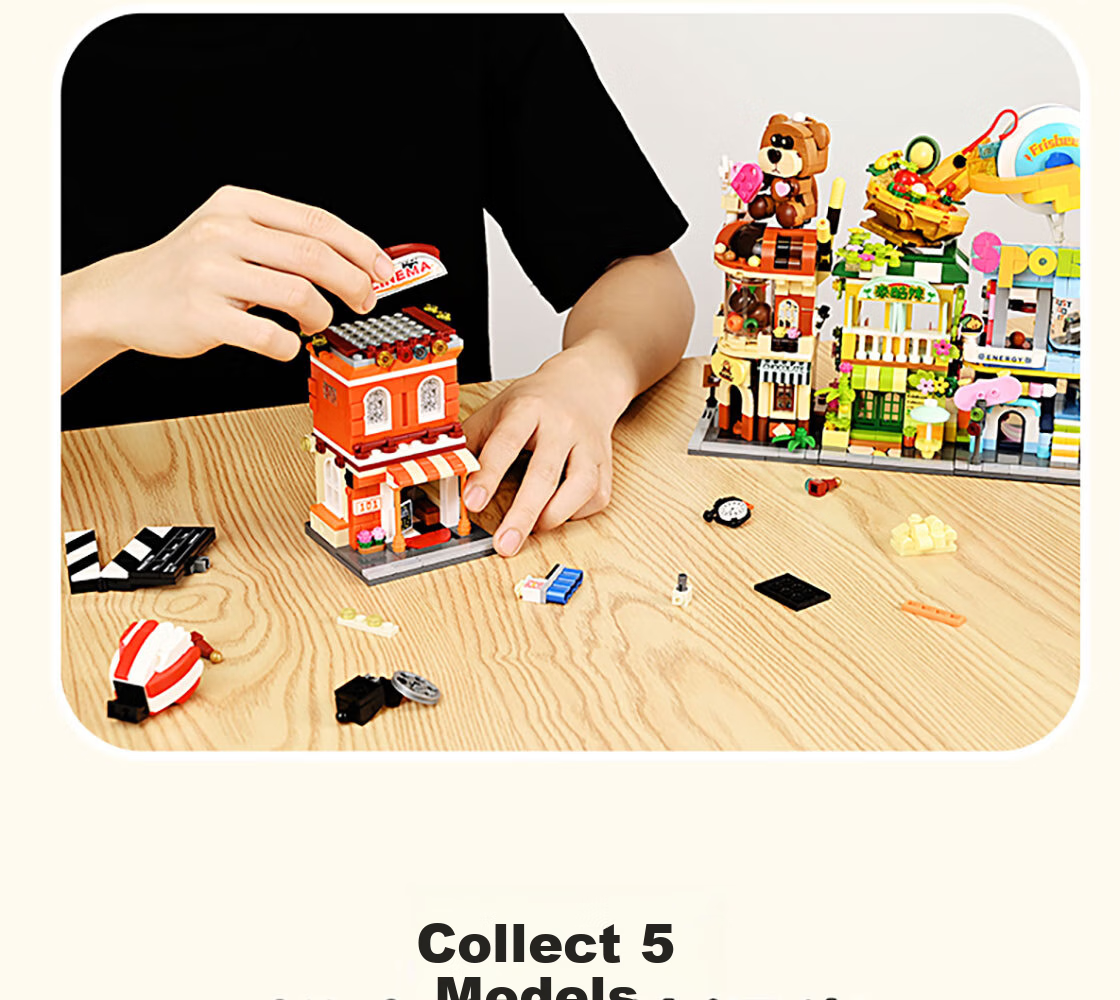 MINISO Musical Instrument Store, Building Blocks, Children's And Adult Assembly Toys, Desktop Ornaments, Birthday Gifts for Men And Wome 23